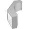 Ekena Millwork 5 1/2-in. W x 14-in. D x 26-in. H Legacy Architectural Grade PVC Knee Brace BRCP055X14X26LEC - alternate 4